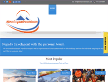 Tablet Screenshot of himalayandreamteam.com